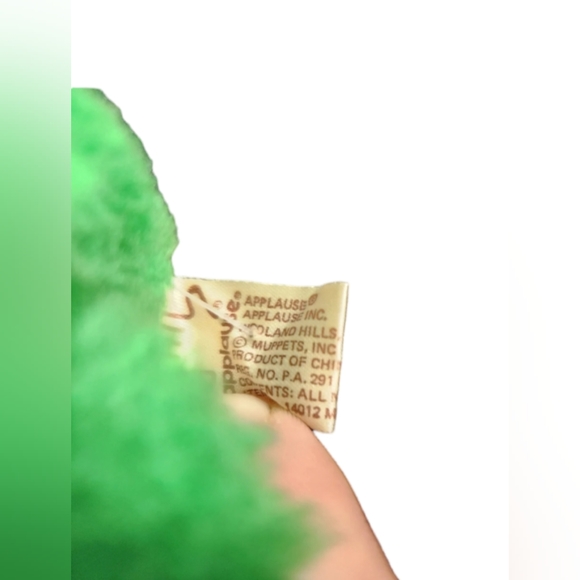 1983 Plush Oscar The Grouch Sesame Street Muppets Applause Stuffed Toy - Picture 2 of 4